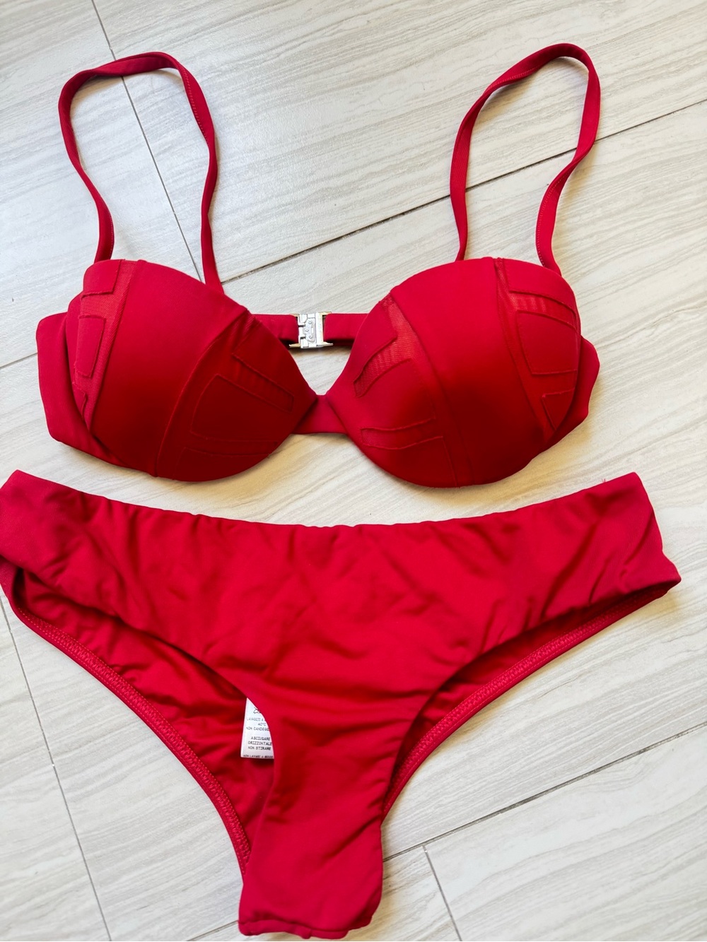 La Perla Women’s Two-Piece Bikini Set - Structured Push-Up Top & Hipster Bottoms